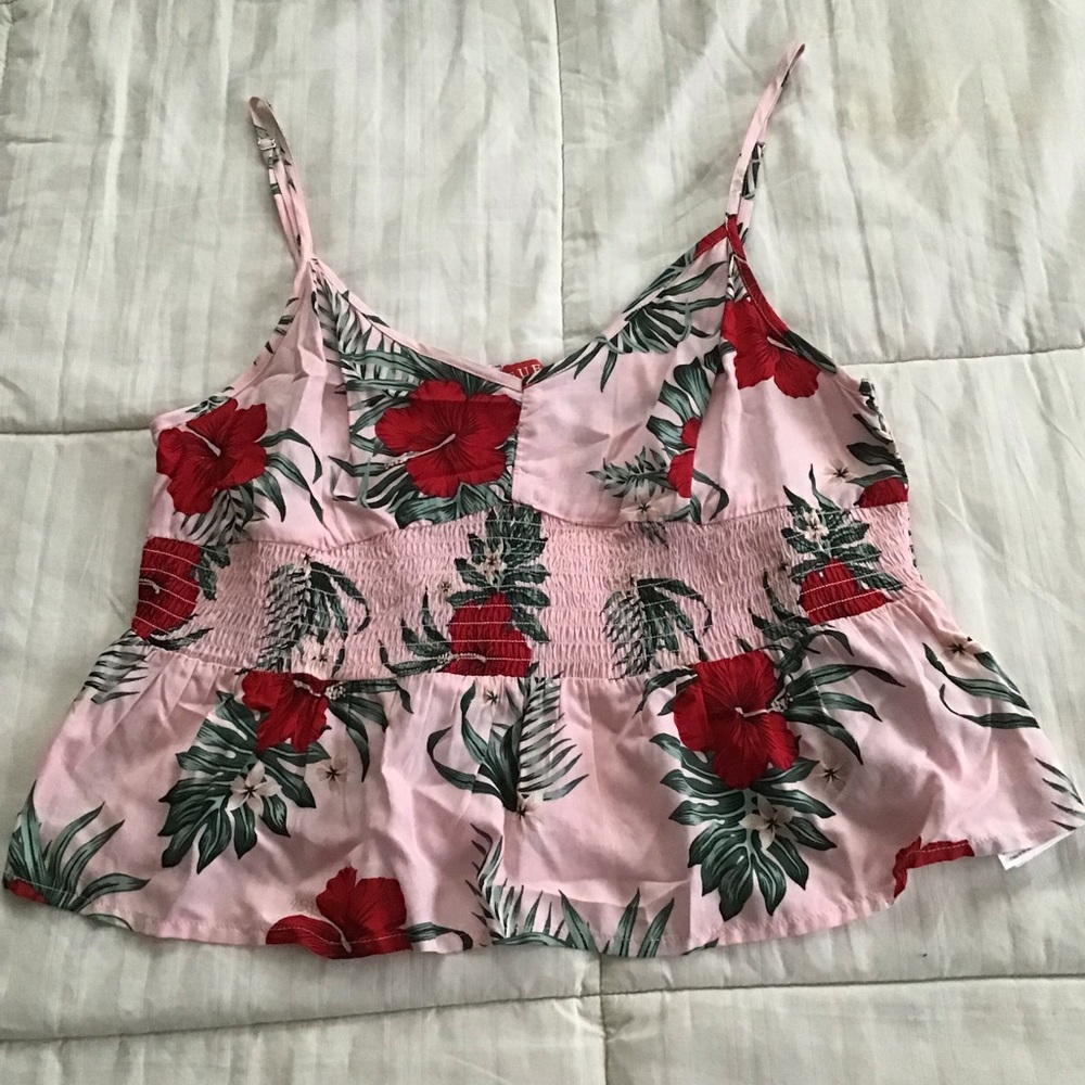 Guess Peplum Crop Top